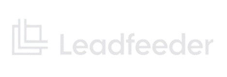 Leadfeeder logo - B2B website visitor tracking and lead generation software.